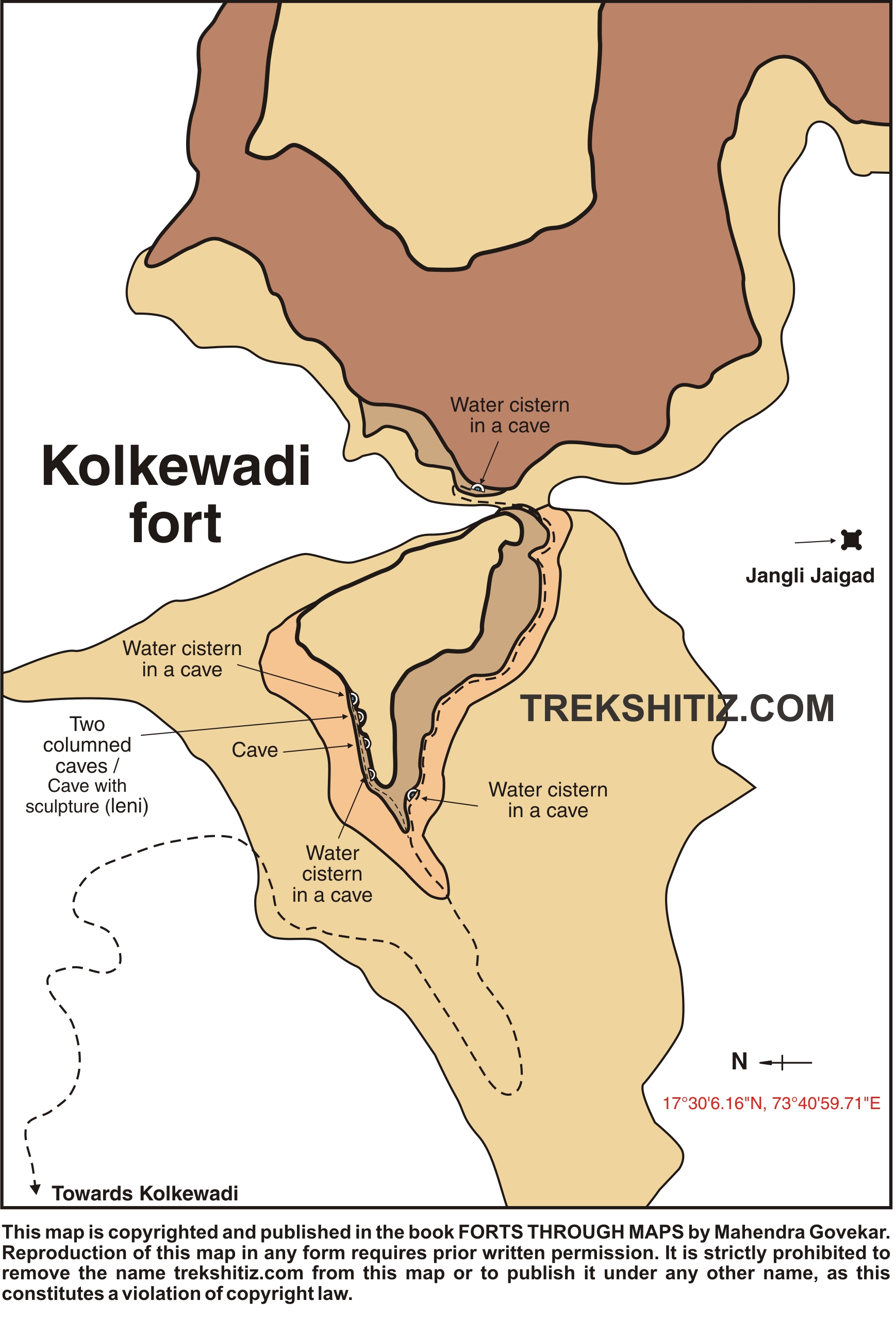 Kolkewadi English Map